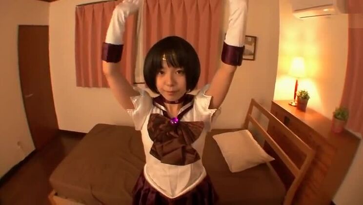 Supreme flat chested asian harlot getting sperm blast on her face