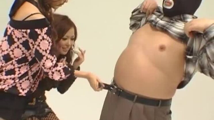 Beauteous Japanese bitch featuring amazing femdom sex scene