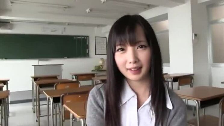 Fine-looking Japanese tart in fetish sex video