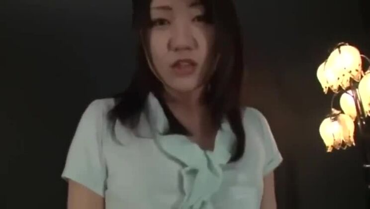 Comely Japanese bitch in ultra glam fetish fun