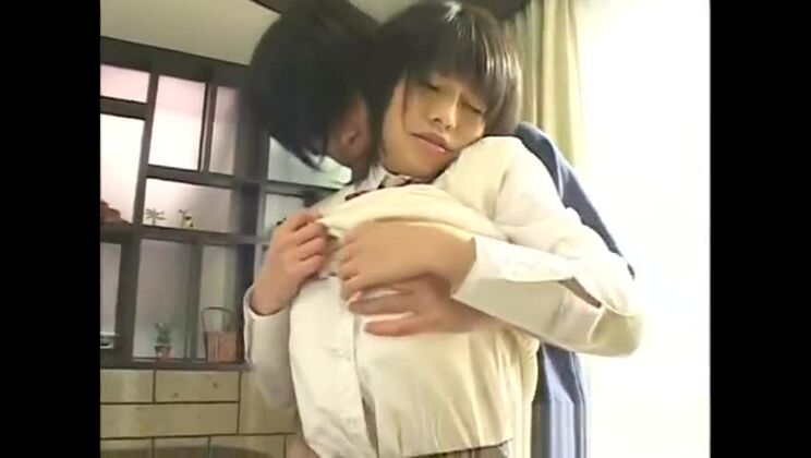 Alluring asian slut in a genuine hard core video