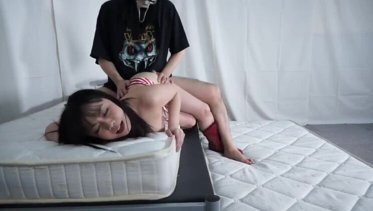 Godly Japanese bitch perfroming in fetish sex video