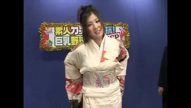 Handsome breasty oriental slut in great amateur porn in public