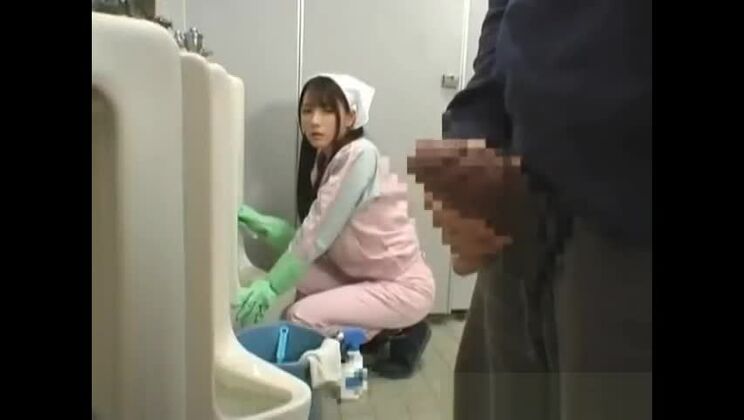 Delightful Japanese harlot featuring amazing pissing sex video