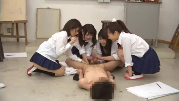 Juicy asian tart making her dirty kinky dreams come true