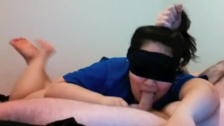 Tempting chubby asian slut in rough deep throat fucking