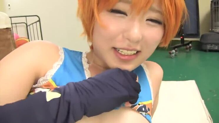 Admirable asian harlot acting in hot cosplay XXX video