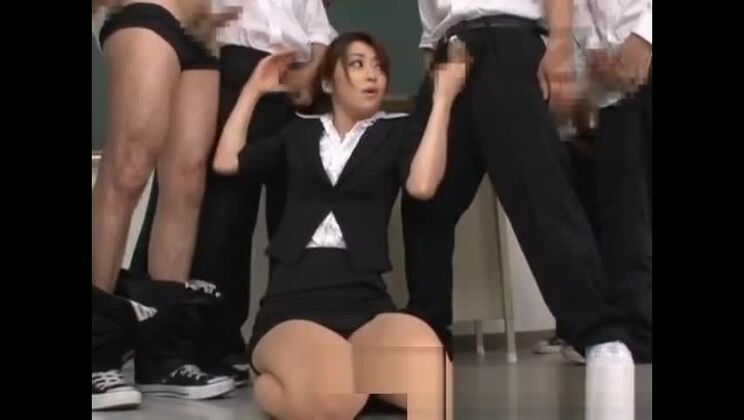 Fine-looking woolly asian slut in a kinky sex movie