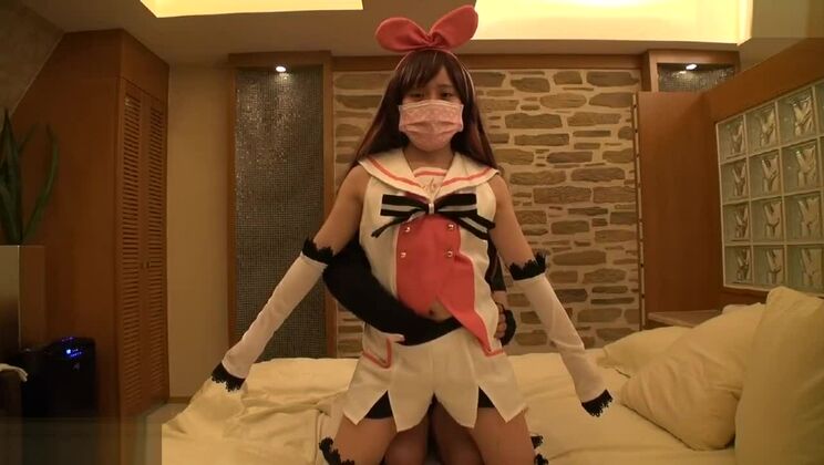 Beauteous flat chested oriental slut is attending in cosplay XXX movie