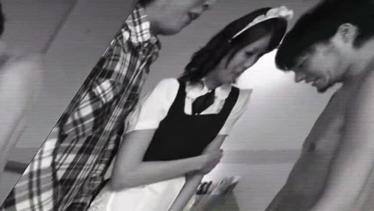 Racy Japanese Rin Hitomi pleased to have some facial sperm shot