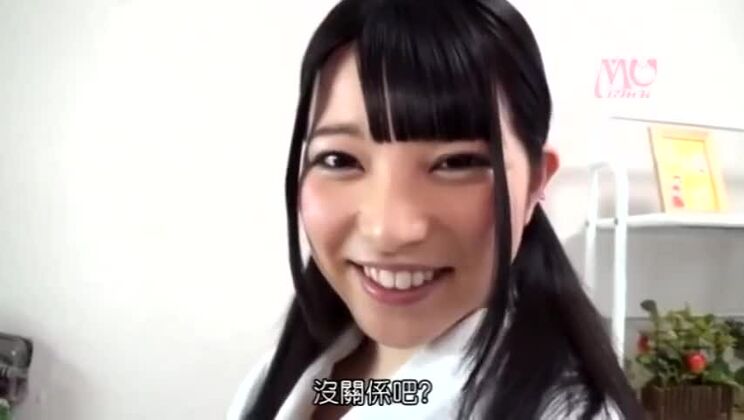 Pretty Japanese gal in hot amateur sex video