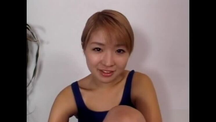 Comely platinum asian lady