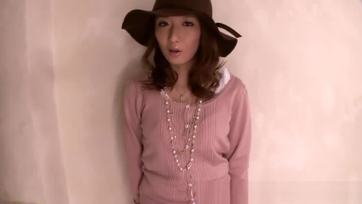 Japanese girl gets fucked from behind then gets huge loads