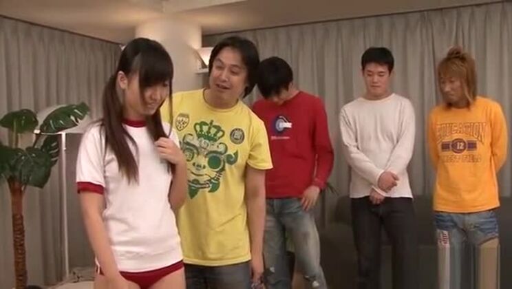 Two cocks is what this teen loves to suck