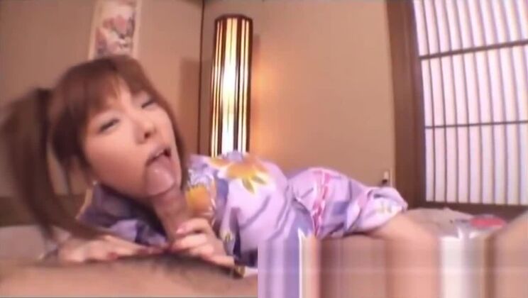 Japanese schoolgirl fucked hard and sucking