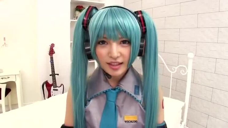 Snazzy breasty Japanese Kiritani Yuria is in love with creampie