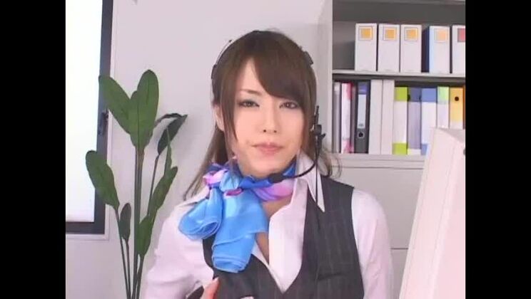 Hottest Japanese whore Akiho Yoshizawa in Crazy Solo Girl, Office JAV clip