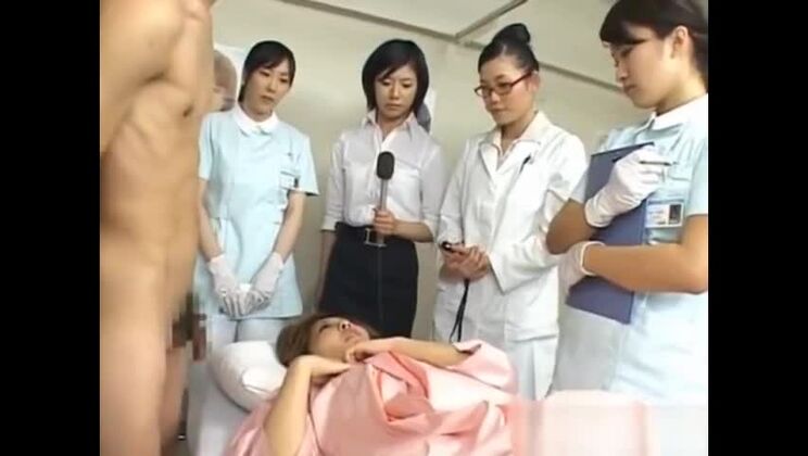 Asian wife is examining female workers 7 part4