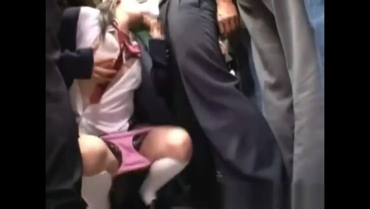 Japanese Blazor School Girl Bus Chikan Fuck