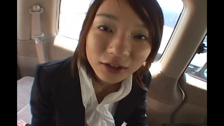 Ai Tohno gets into a ca and hardcore fucks