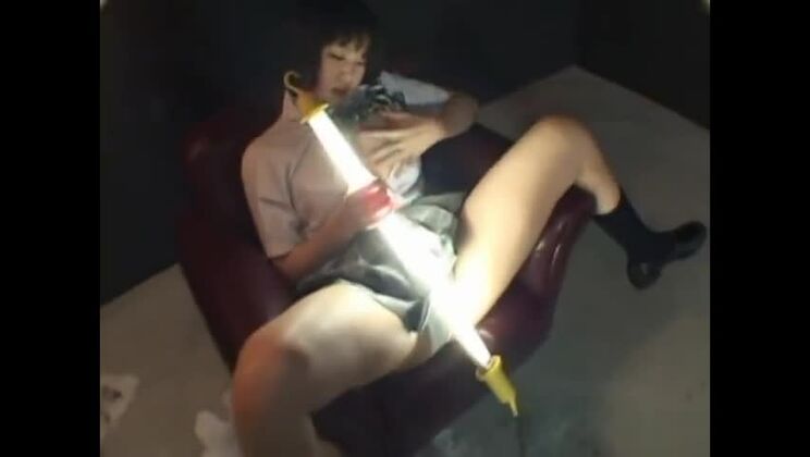 Hanabi Nanami hot Asian schoolgirl in sex game