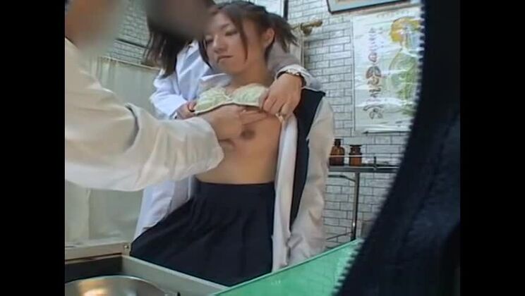 Japan school breast exam gyno doctor