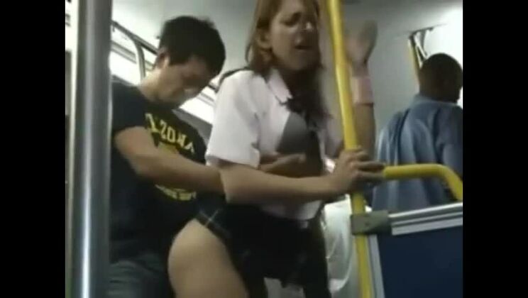schoolgirl fucked hot on bus