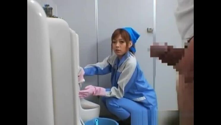 Beautiful maintenance worker part4