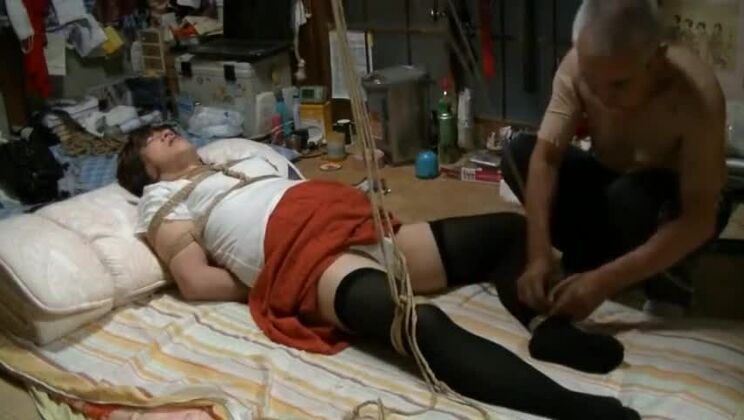 Very M's Fujiko and horny bondage teacher