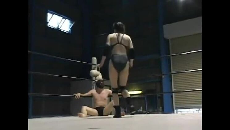 Japanese mixed wrestling domination