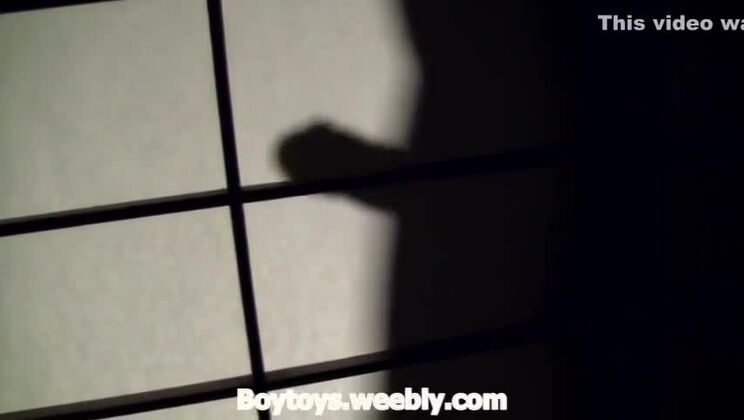 Blowjob across a sliding screen