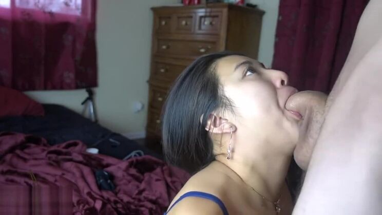 THROATPIE for my asian girlfriend ! asukisukigirl blowjob master